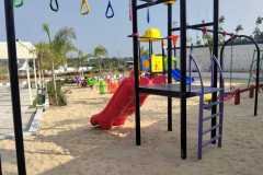 Transform your empty space into a fun zone! At Rainbow Play, we manufacture world-class, durable, and safe outdoor play equipment in Bangalore. Whether it's for a school, apartment complex, or public park, our ISO-certified designs are built to last.