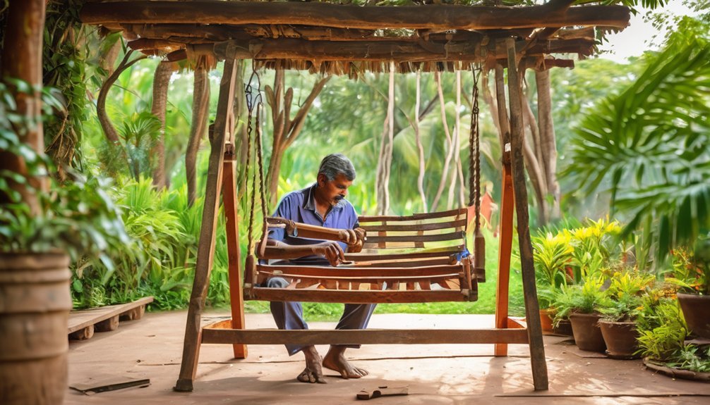 outdoor swing maintenance tips