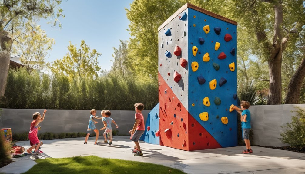 climbing walls promote teamwork and safety