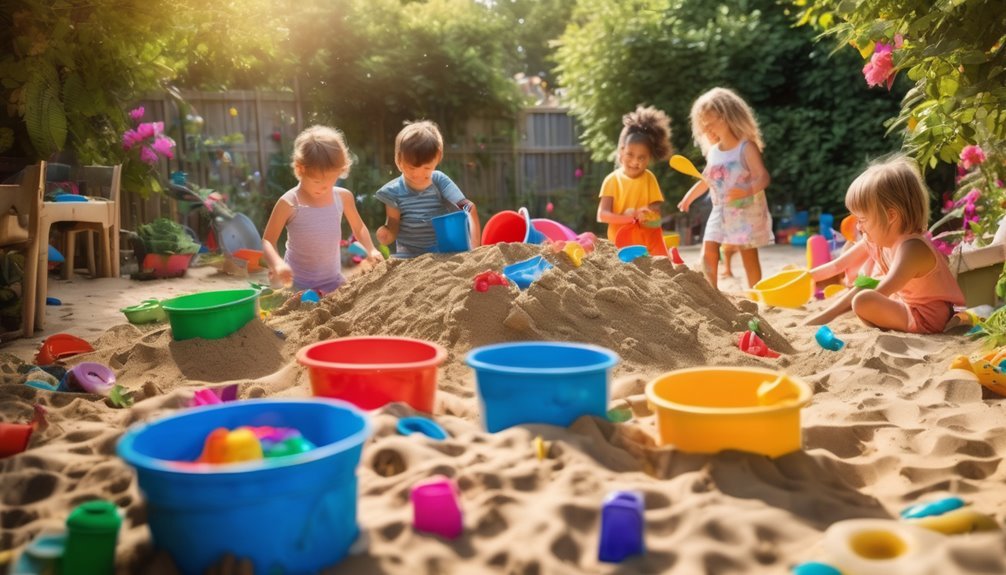 creative exploration through sand