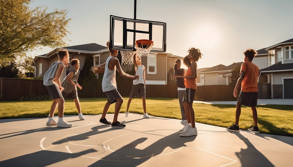 portable basketball training system