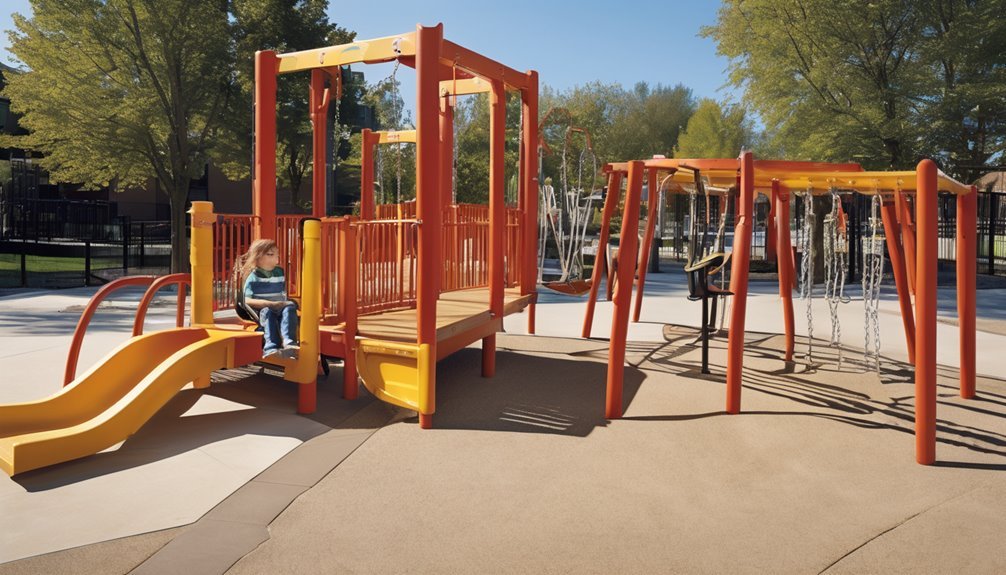 adaptive swings accessible safe adjustable