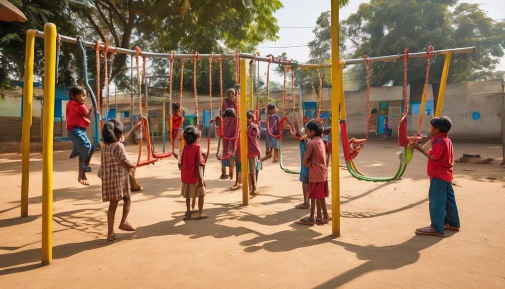 age appropriate play equipment supervision