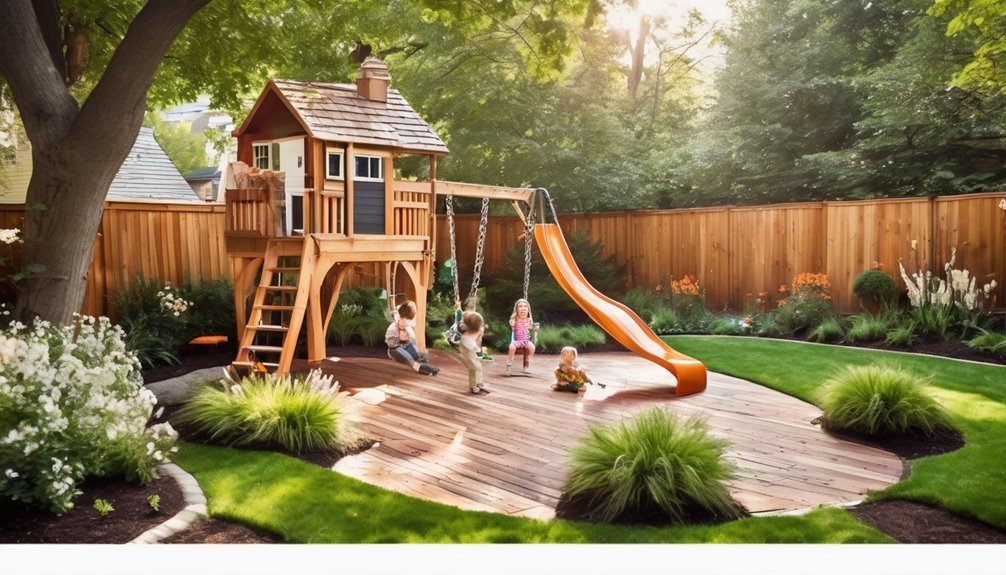 central gathering pad with sightlines