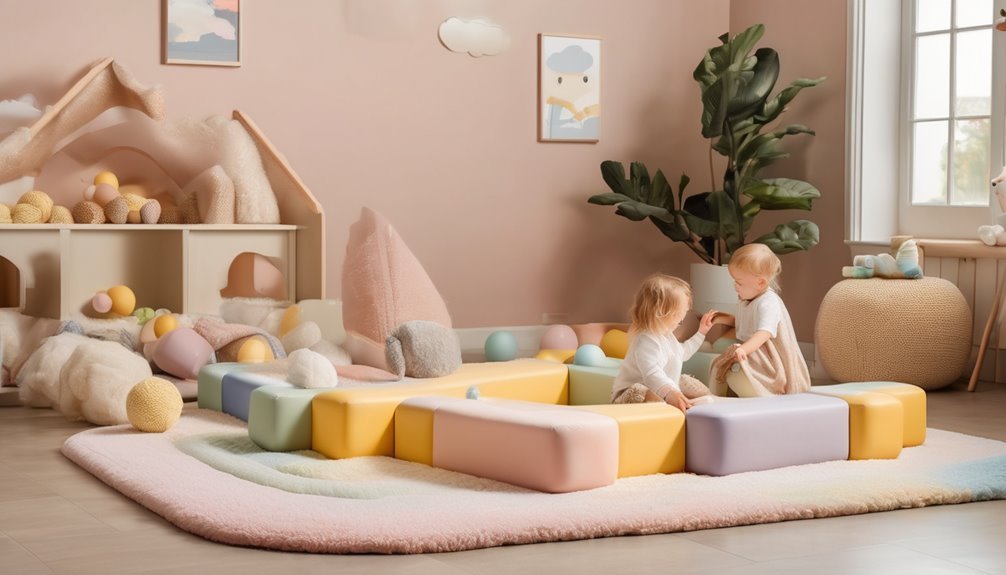 cozy safe organized play zone