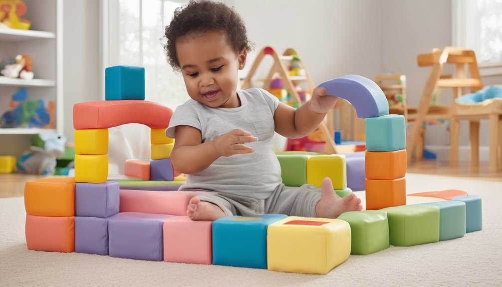 cushioned blocks building sets goals