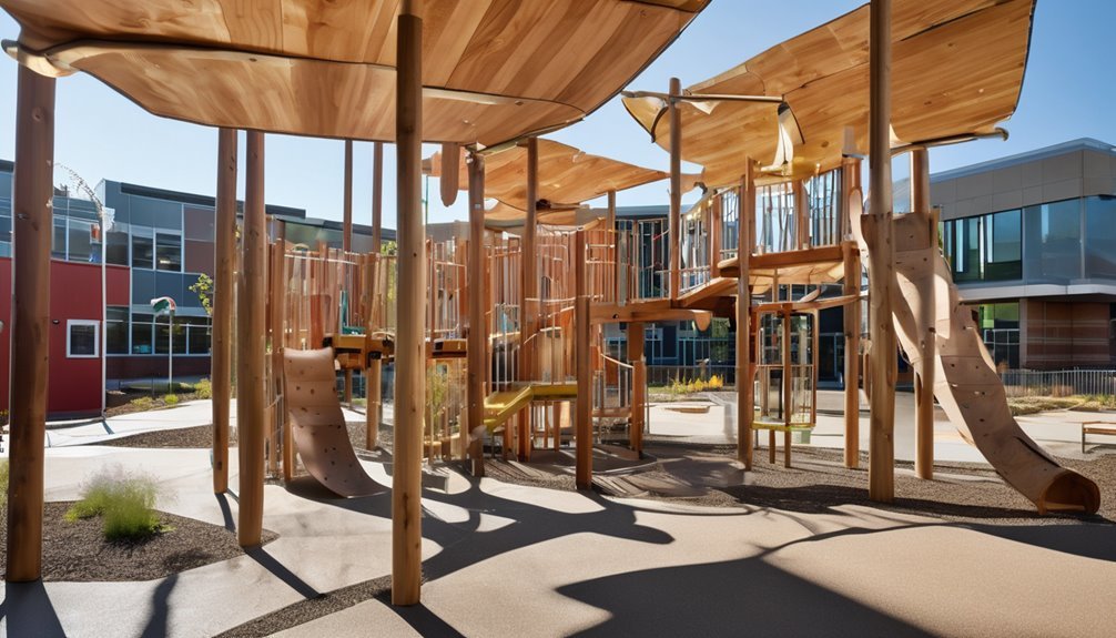 green non toxic durable playgrounds