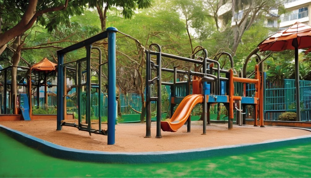 longevity corrosion resistant playground infrastructure