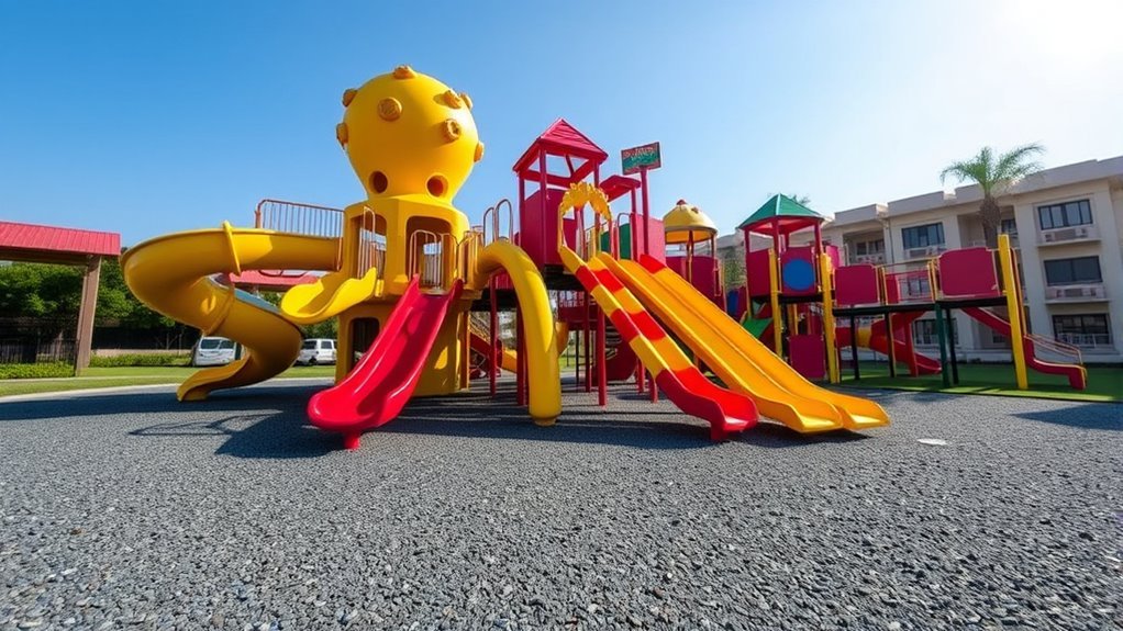 adaptable engaging multi play stations