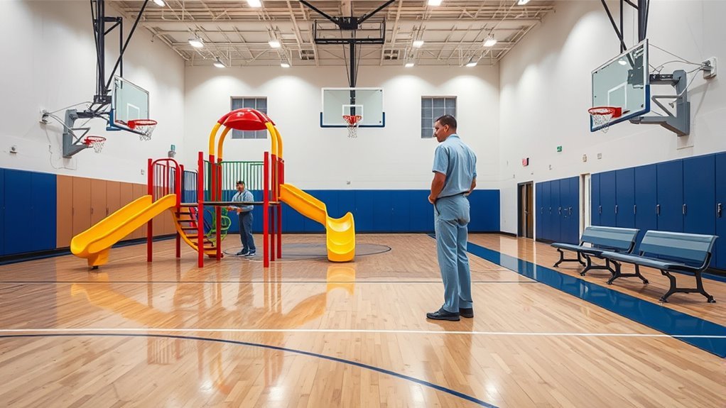 anti corrosion high density basketball setups