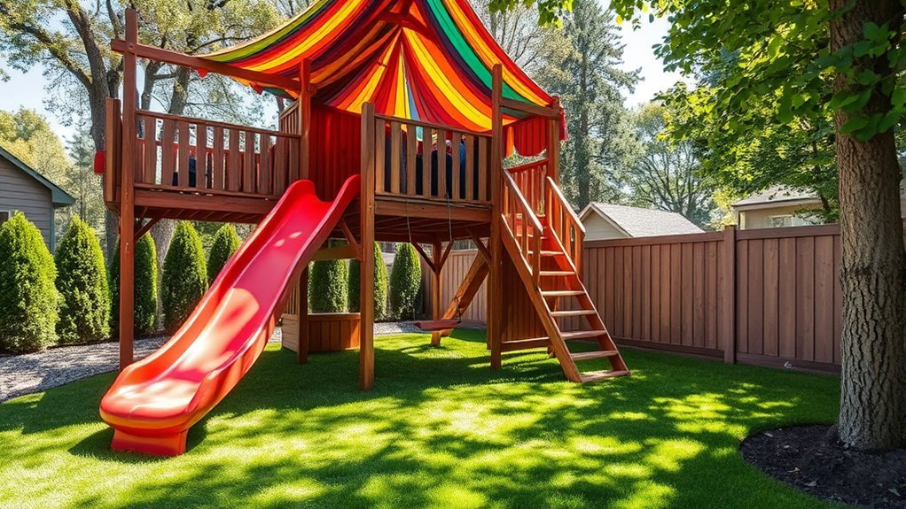 backyard residential play sets