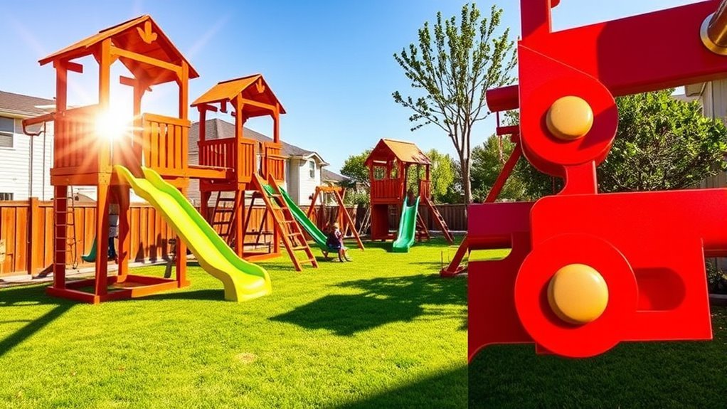 bespoke splinter free backyard play