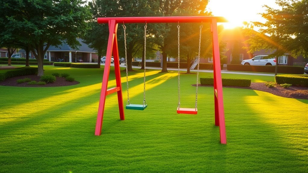 children s swing installation safety