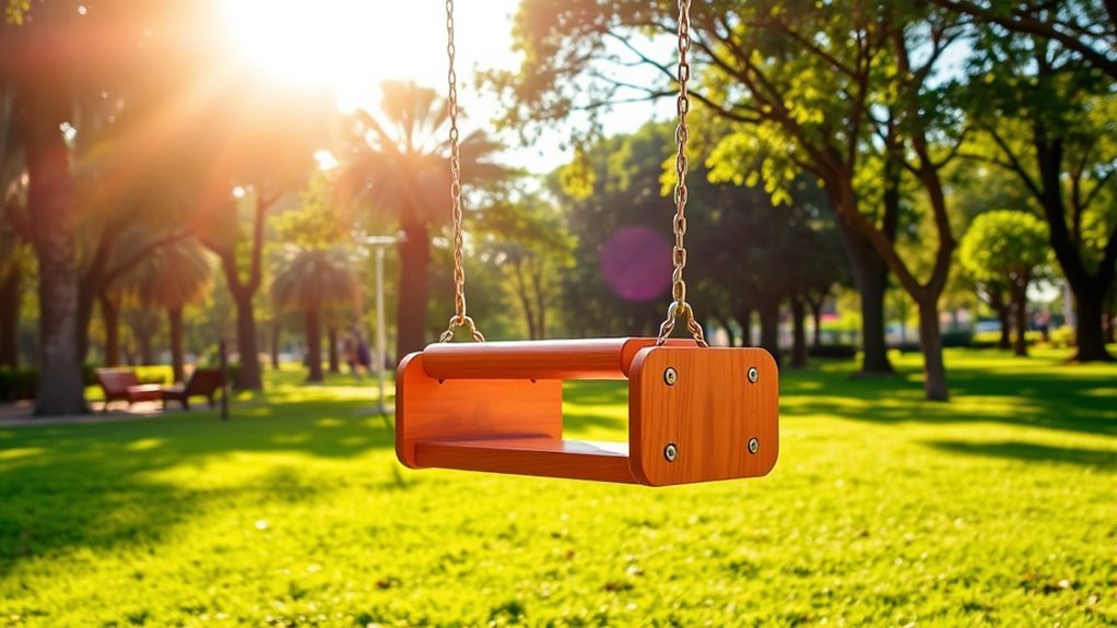 children s swing installation safety