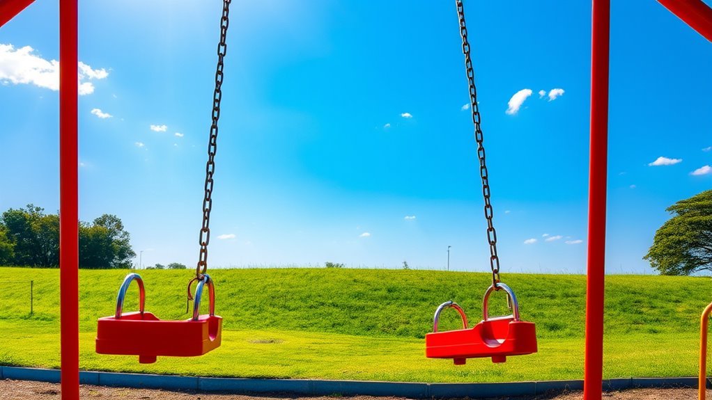 children swing installation safety