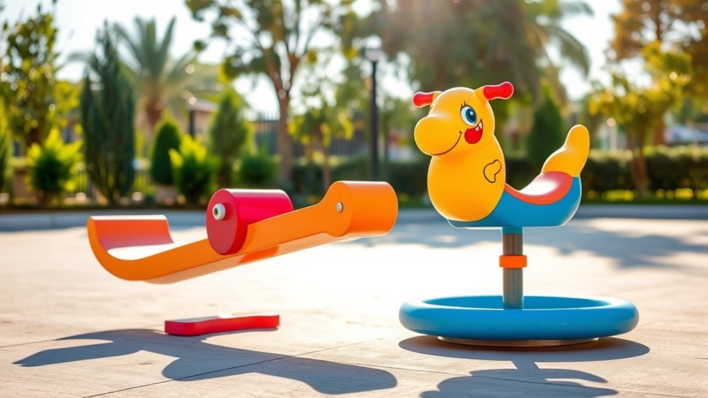 classic playground fun features