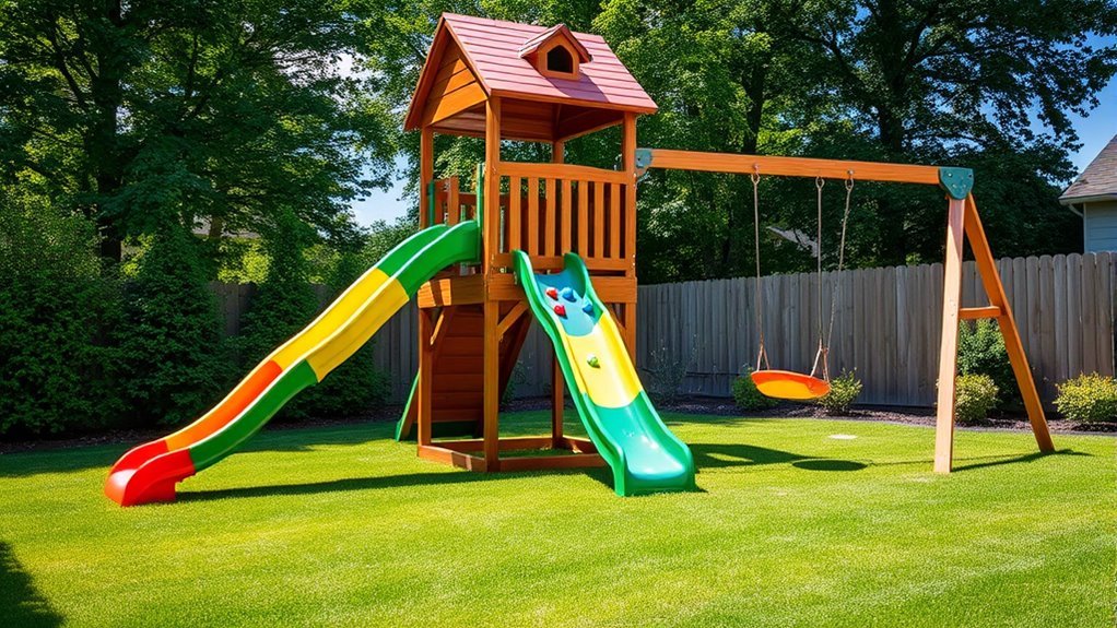 custom backyard play set design