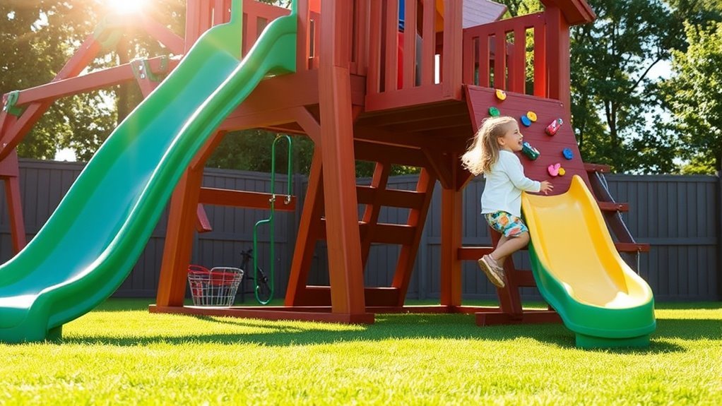 custom backyard play set design