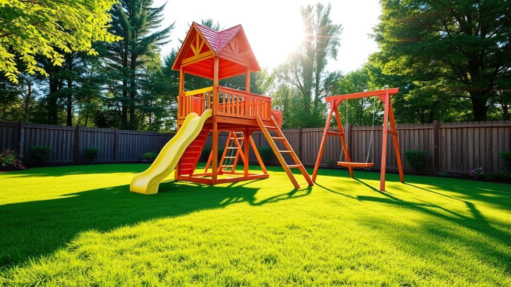 custom backyard play set designs