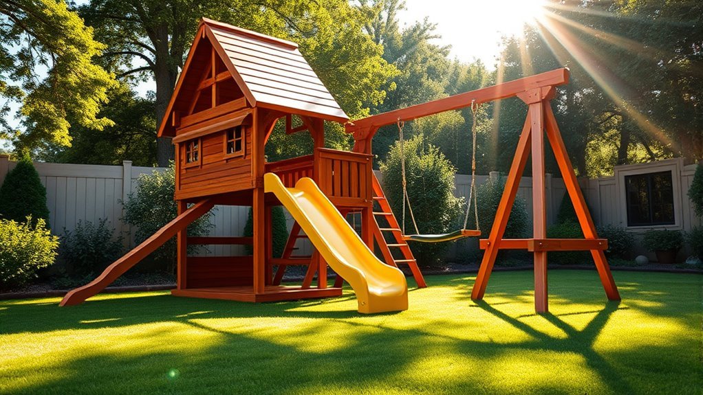 custom backyard play structures