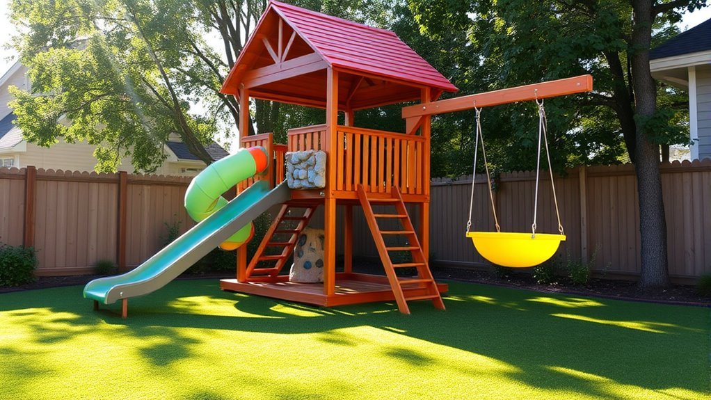 custom backyard play structures