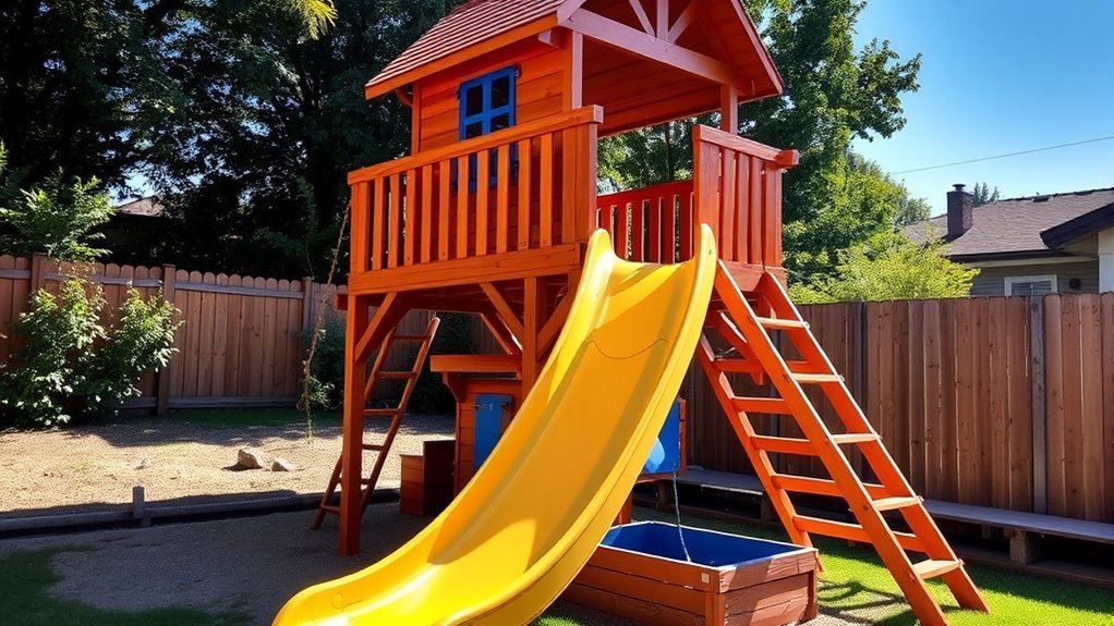 custom residential playground sets