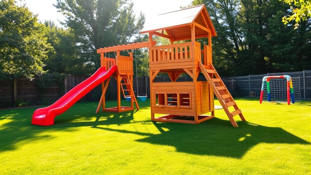 custom safe backyard playgrounds