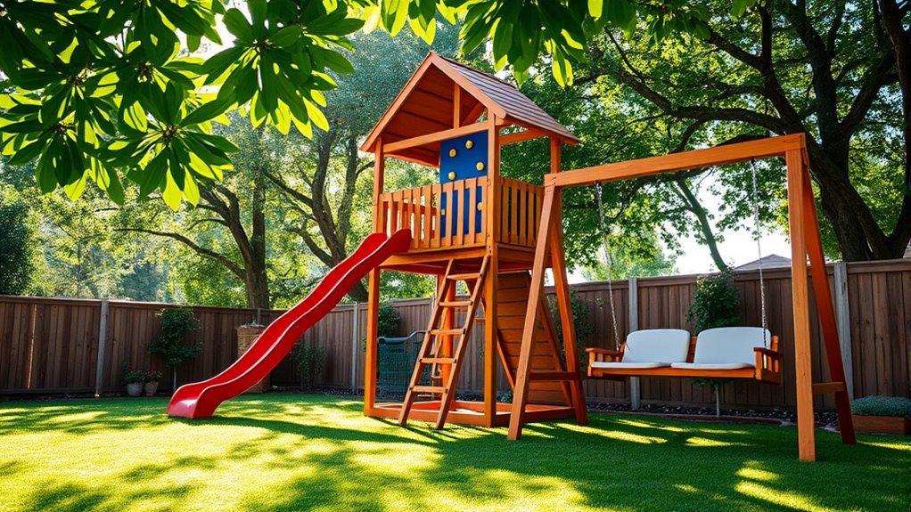 customizable backyard play sets