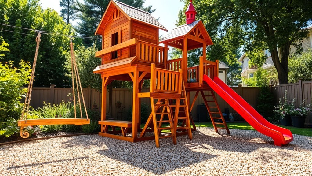 customizable backyard play sets