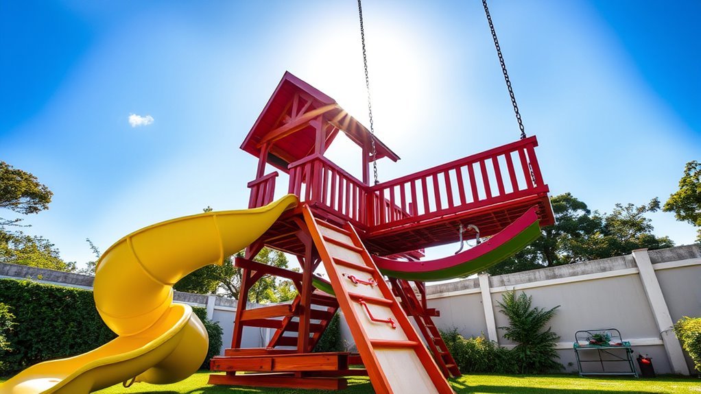 customizable durable residential play sets