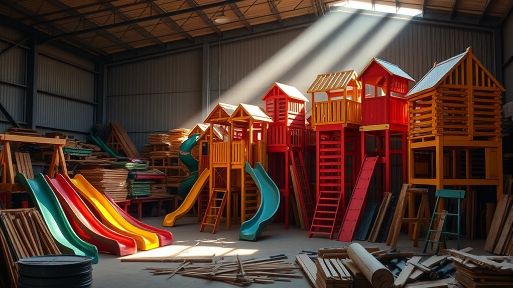 customizable modular backyard play