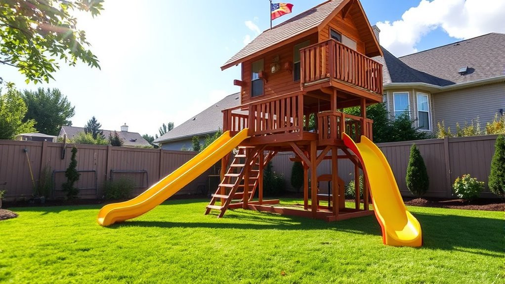 customized backyard imaginative play