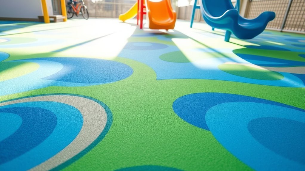 customized play area safety surfacing