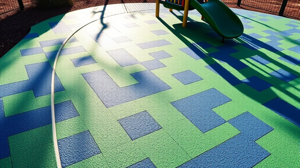 customized play area safety surfacing