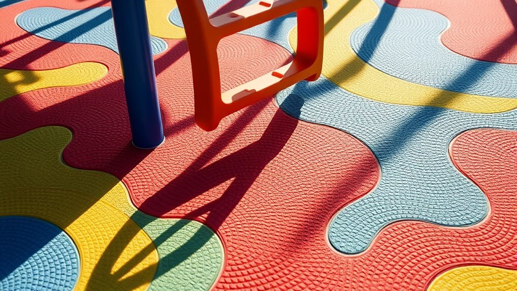 customized safe durable playground flooring