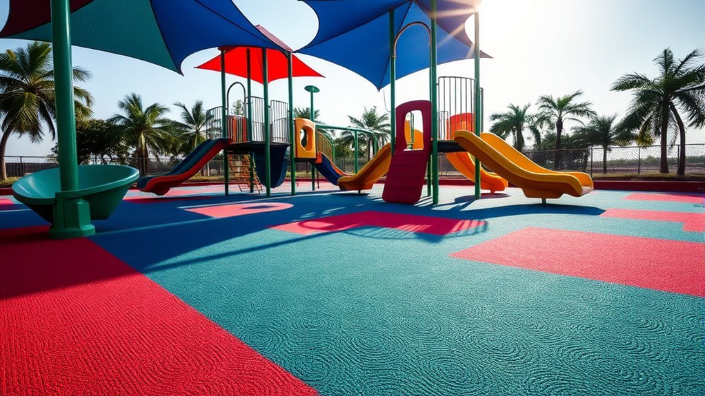 customized safe inclusive play surfacing