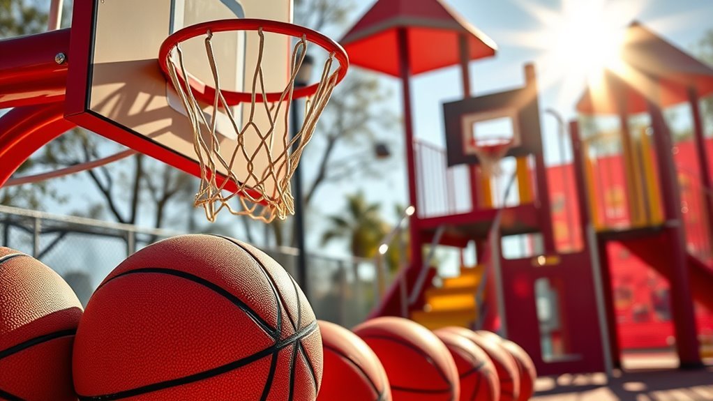 durable basketball posts manufacturing