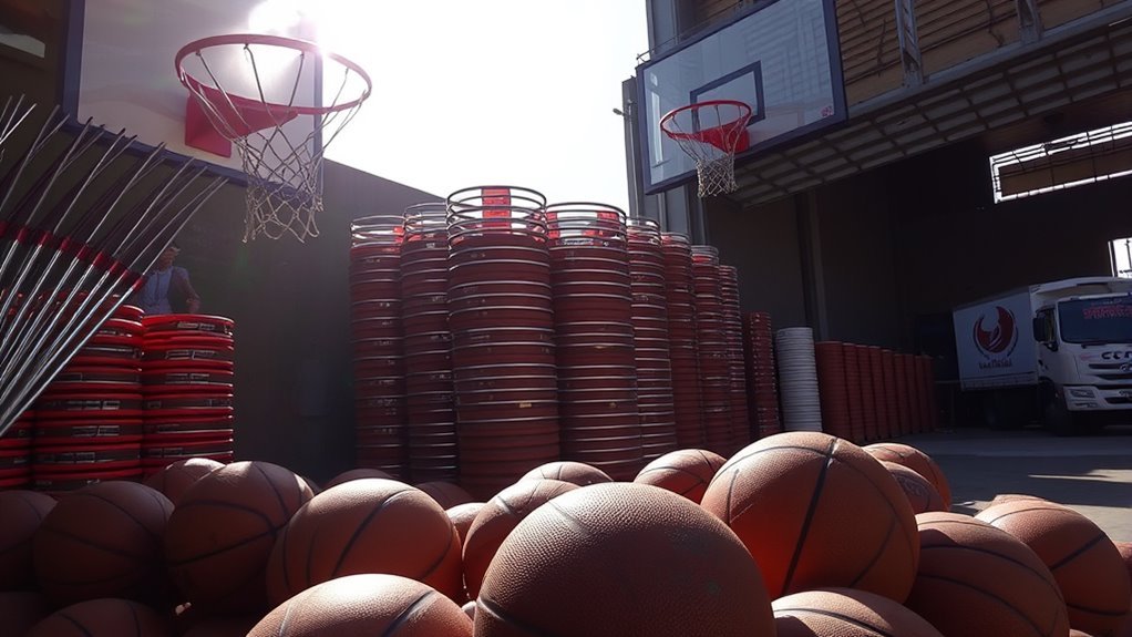 durable basketball systems manufacturing