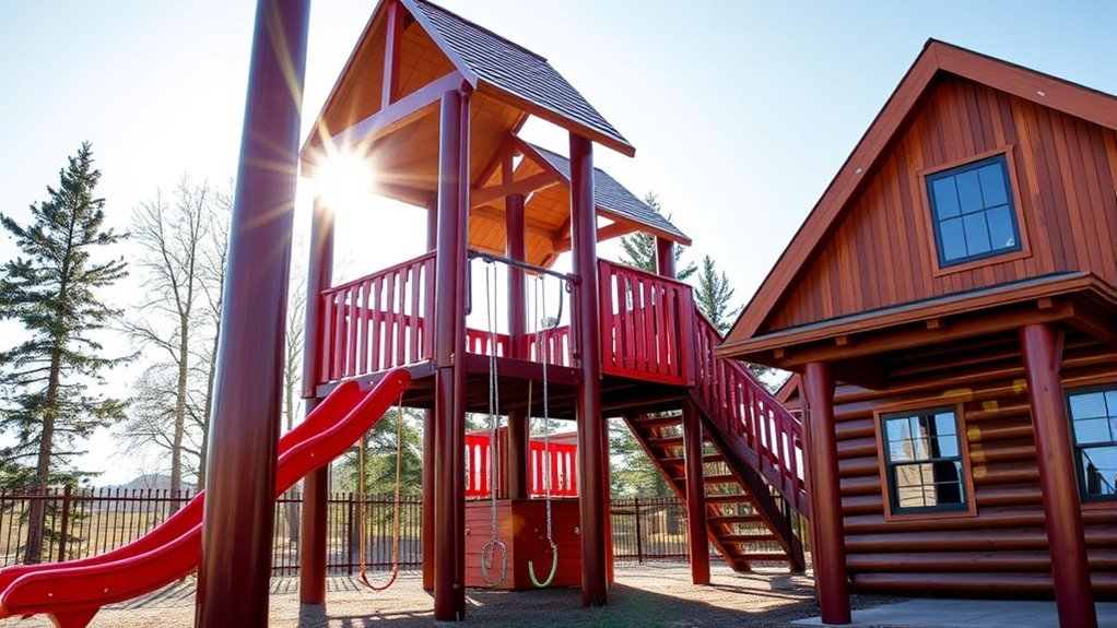 durable play structure infrastructure