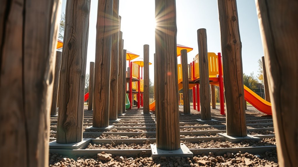 durable playground structural backbone