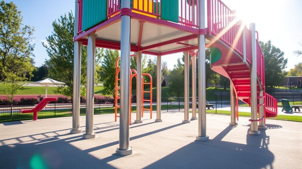durable reinforced playground infrastructure