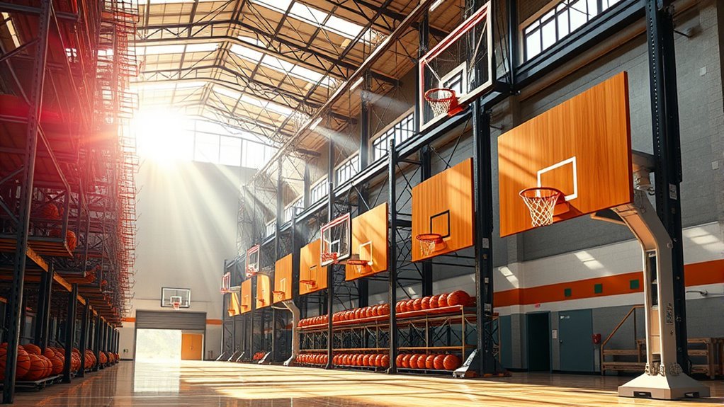 durable sri chowdeshwari basketball equipment