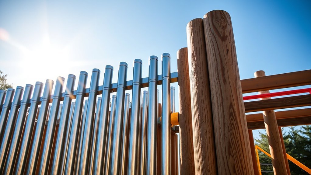 durable steel playground foundation