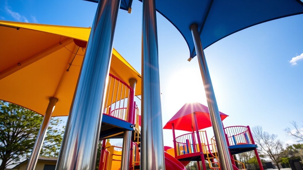 durable steel playground foundations