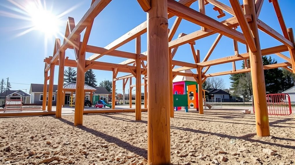 durable steel playground infrastructure
