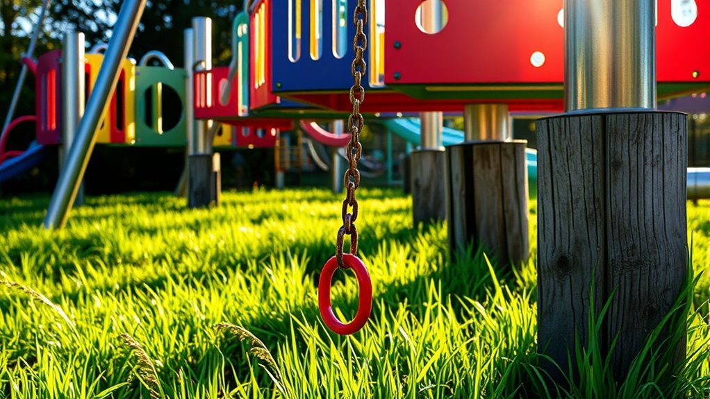 durable steel playground structures