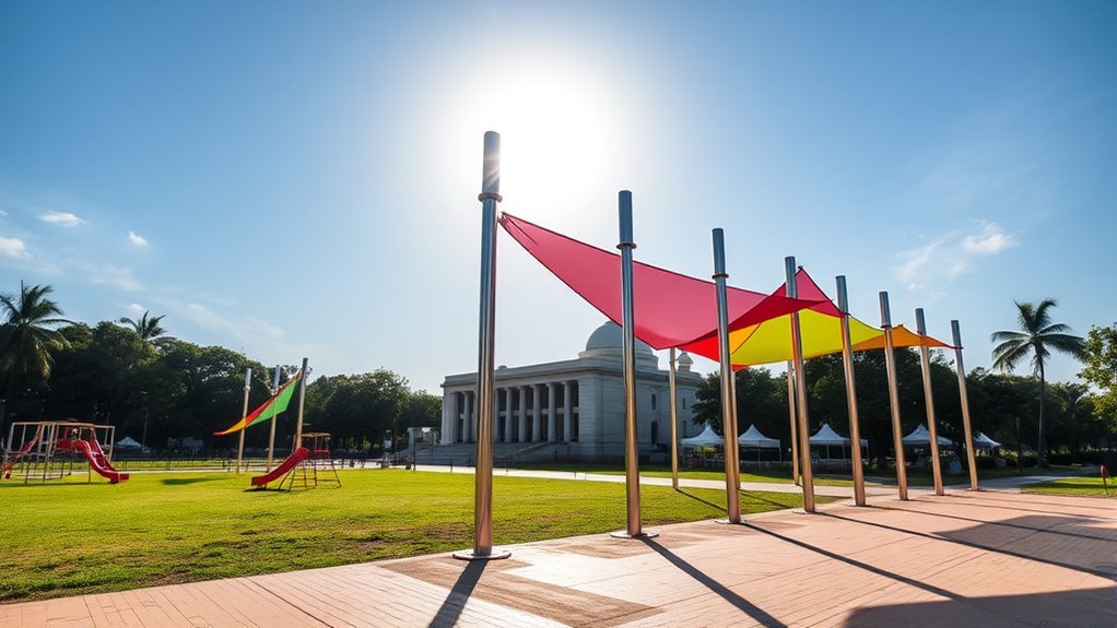 durable weather resistant playground supports