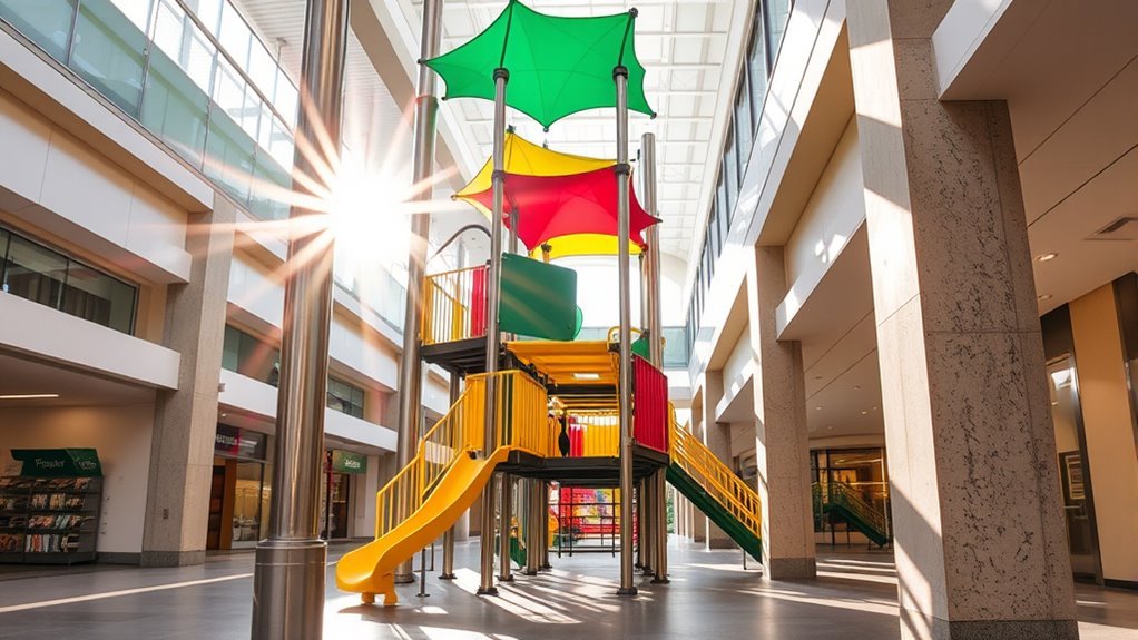 durable weatherproof playground poles