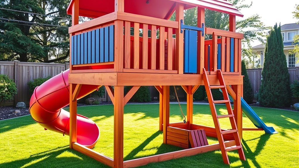 exclusive custom backyard playgrounds