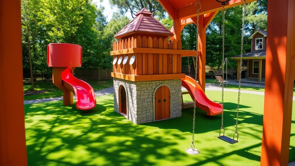 family friendly parks durable equipment